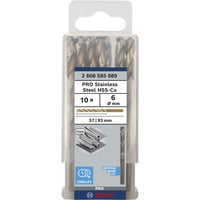 Bosch PRO Foret hélicoïdal HSS-Co pour acier inoxydable, Ø 6mm, Perceuse 