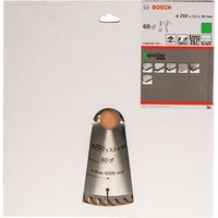 Bosch PRO lame de scie circulaire pour bois, Ø 250mm, 60 dents 
