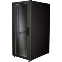 Digitus Armoire réseau de série Dynamic Basic - 600 x 800 mm (lxp), Armoire informatique Noir, Rack autonome, 26U, 600 kg, Rails de rack, Noir