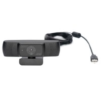 Digitus DA-71901 webcam 2,1 MP 1920 x 1080 pixels USB 2.0 Noir Noir, 2,1 MP, 1920 x 1080 pixels, 30 ips, 640x480@30fps,1280x720@30fps,1920x1080@30PsF, 720p,1080p, 90°