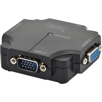 Digitus VGA Splitter 350MHz, 2-Port, Répartiteur vidéo Noir