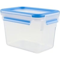 Emsa Récipient fraîcheur Clip & Close, 1,1 L, Boîte Transparent/Bleu, rectangulaire