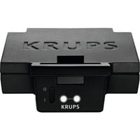 Krups FDK252 moule à gauffres 2 gauffre(s) 930 W Noir, Machine à gauffre Noir, 2 gauffre(s), Rectangulaire, Noir, 930 W, 248 mm, 265 mm