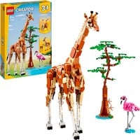 LEGO Creator 3-en-1 - Les animaux sauvages du safari, Jouets de construction 31150