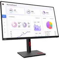 Lenovo ThinkVision T32p-30 LED display 80 cm (31.5") 3840 x 2160 pixels 4K Ultra HD Noir 32" Moniteur Noir, 80 cm (31.5"), 3840 x 2160 pixels, 4K Ultra HD, LED, 6 ms, Noir