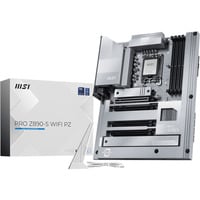 MSI PRO Z890-S WIFI PZ carte mère Intel Z890 LGA 1851 (Socket V1) ATX carte mère socket 1851 Blanc/Argent, Intel, LGA 1851 (Socket V1), Intel Core Ultra (Series 2), Intel LGA1851, 256 Go, DDR5-SDRAM