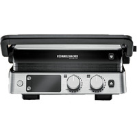 Rommelsbacher Gril de contact KG 2025 grill à contact électrique Acier inoxydable/Noir