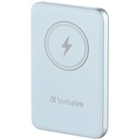 Verbatim Charge 'n' Go Lithium Polymère (LiPo) 10000 mAh Recharge sans fil Bleu, Powerbank Bleu clair, 10000 mAh, Lithium Polymère (LiPo), Quick Charge 3.0, Recharge sans fil, Bleu