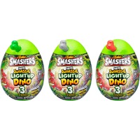 ZURU Mini oeuf de dinosaure jurassique allumant ZURU, Figurine Smashers Mini oeuf de dinosaure jurassique allumant, 3 an(s), Multicolore, Plastique