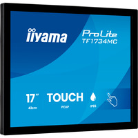 iiyama ProLite TF1734MC-B8X 17" Moniteur tactile Noir (Mat), 1x DisplayPort, 1x HDMI, 1x VGA, 43,2 cm (17"), 1280 x 1024 pixels, 5 ms