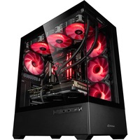 ALTERNATE Custom PC Series • Red Thunder Elements Gaming-PC, PC gaming Noir/transparent