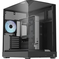 APNX V2 boîtier midi tower Noir | 2x USB-A | 1x USB-C | RGB | Verre Trempé