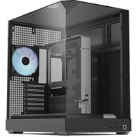 APNX  boîtier midi tower Noir | 2x USB-A | 1x USB-C | RGB | Verre Trempé