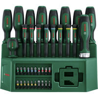 Bosch Set de tournevis mixte, 39 pièces Vert/Noir