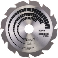 Bosch ‎2608640633 lame de scie circulaire 30,5 cm 1 pièce(s) Bois, 30,5 cm, Bosch, 448 g, 1 pièce(s)