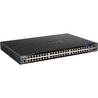 D-Link DGS-1520-52MP Géré L3 Gigabit Ethernet (10/100/1000) Connexion Ethernet, supportant l'alimentation via ce port (PoE) 1U Noir, Switch Géré, L3, Gigabit Ethernet (10/100/1000), Connexion Ethernet, supportant l'alimentation via ce port (PoE), Grille de montage, 1U
