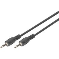Digitus Câble audio 3,5 mm jack, stéréo Noir