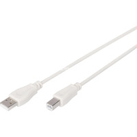 Digitus Câble de connexion USB 2.0 USB-A (mâle) > USB-B (mâle) Beige