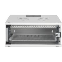 Digitus Kit réseau SOHO Pro 19" 540x400 mm (LxP), Armoire informatique Gris clair