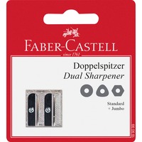 Faber-Castell Double taille-crayon, Spitzer Argent