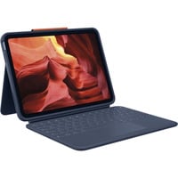 Logitech Rugged Combo 4 Touch clavier Bleu, Layout DE (QWERTZ)