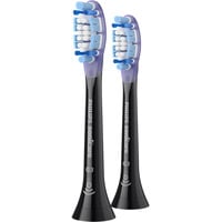 Philips Sonicare G3 Premium Soin des Gencives HX9052/88, lot de 2, Tête brosse à dent électrique Noir/lilas