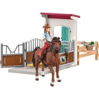 Schleich HORSE CLUB Horse Box Hannah et Cayenne, Figurine Ferme, 5 an(s), Multicolore