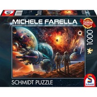 Schmidt Spiele Michele Farella : Splendeur cosmique des couleurs - Voyage dans l'espace, Puzzle 