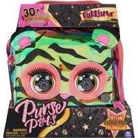 Spin Master PURSE PETS - TIGRE HOLOGRAPHIQUE - ANIMAL INTERACTIF FORMAT SAC À MAIN - Sac pour Enfant Tigre Qui Cligne Des Yeux - À L'Epaule Ou En Bandoulière - Sons Et Modes De Jeu - Jouet Enfant 4 Ans Et + Multicolore