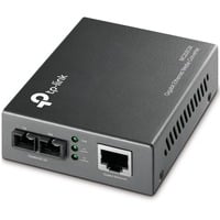 TP-Link Omada MC200CM convertisseur de support réseau 1000 Mbit/s 850 nm Multimode Noir Gris, 1000 Mbit/s, IEEE 802.3ab, IEEE 802.3i, IEEE 802.3u, IEEE 802.3z, Gigabit Ethernet, 10,100,1000 Mbit/s, Complète, Demi, Cat5, Cat5e