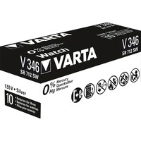 Varta V346 Batterie à usage unique Argent-Oxide (S) Batterie à usage unique, Argent-Oxide (S), 1,55 V, 1 pièce(s), 10 mAh, Argent