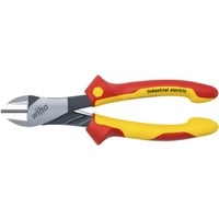 Wiha Pince coupante puissante Industrial electric VDE, Tenailles de cran Rouge/Jaune