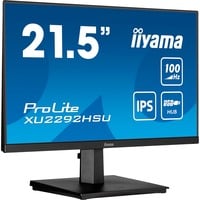 iiyama ProLite XU2292HSU-B6 écran plat de PC 54,6 cm (21.5") 1920 x 1080 pixels Full HD LED Noir 22" Moniteur Noir (Mat), 54,6 cm (21.5"), 1920 x 1080 pixels, Full HD, LED, 4 ms, Noir