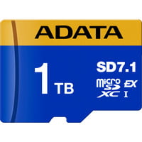 ADATA Premier Extreme microSDXC SD7.1 1 TB, Carte mémoire Bleu/Jaune