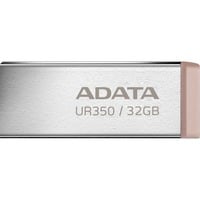 ADATA UR350-32G-RSR/BG, Clé USB Nickel/Marron