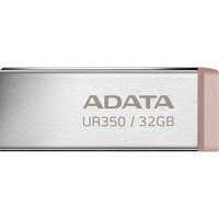 ADATA UR350 lecteur USB flash 32 Go USB Type-A 3.2 Gen 1 (3.1 Gen 1) Marron, Clé USB Nickel/Marron, 32 Go, USB Type-A, 3.2 Gen 1 (3.1 Gen 1), 100 Mo/s, Sans capuchon, Marron
