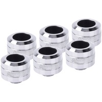 Alphacool 17476 pièce et accessoire pour systèmes de refroidissement d'ordinateurs Kit d'adaptation, Connecteur Chrome, Kit d'adaptation, Laiton, Chrome, 1/4", 23 mm, 2,6 cm