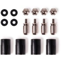 Alphacool Montage Core Push 17mm M3/M4/UNC 6-32 Set 4x Noir/Argent