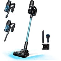 Cecotec Conga Rockstar 1500 Ray Pure, Aspirateur balais Noir/Bleu