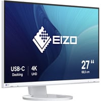 EIZO FlexScan EV2740S-WT écran plat de PC 68,6 cm (27") 3840 x 2160 pixels 4K Ultra HD LCD Blanc Moniteur Blanc, 1x DisplayPort, 1x HDMI, 1x USB-C, 4x USB-A, 68,6 cm (27"), 3840 x 2160 pixels, 4K Ultra HD, LCD, 6 ms, Blanc