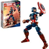 LEGO Marvel - La figurine de Captain America, Jouets de construction 76258