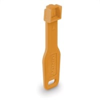 Lindy 47897 bloqueur de port Bloqueur de port + clé RJ-45 Orange Acrylonitrile-Butadiène-Styrène (ABS) 10 pièce(s), Verrou antivol Orange, Bloqueur de port + clé, RJ-45, Orange, Acrylonitrile-Butadiène-Styrène (ABS), 10 pièce(s), Sac en polyéthylène