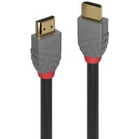 Lindy Câble HDMI Ultra High Speed, Anthra Line, 3m Gris, Anthra Line, 3m, 3 m, HDMI Type A (Standard), HDMI Type A (Standard), Compatibilité 3D, 48 Gbit/s, Noir