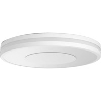 Philips Hue Plafonnier Being, Lumière LED Blanc, Philips Hue White ambiance Plafonnier Being, Éclairage de plafond intelligent, Blanc, Bluetooth, LED, Ampoule(s) non remplaçable(s), Blanc