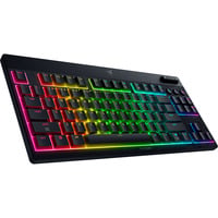 Razer BlackWidow V4 Low-Profile TKL HyperSpeed RGB clavier gaming mécanique Noir, Layout DE (QWERTZ), Razer Low-Profile Orange, 80% (TKL)