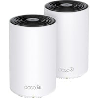 TP-Link Deco XE75 Tri-bande (2,4 GHz / 5 GHz / 6 GHz) Wi-Fi 6E (802.11ax) Blanc 3 Interne, Routeur maillé Blanc, Blanc, Interne, 510 m², Tri-bande (2,4 GHz / 5 GHz / 6 GHz), Wi-Fi 6E (802.11ax), 802.11a, 802.11b, 802.11g, Wi-Fi 4 (802.11n), Wi-Fi 5 (802.11ac), Wi-Fi 6 (802.11ax), Wi-Fi 6E...