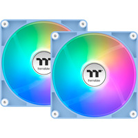 Thermaltake CT140 Reverse ARGB Sync PC Cooling Fan Hydrangea Blue ventilateurs de boîtier Bleu clair, 2 pièces, 140 x 140 x 25 mm, PWM