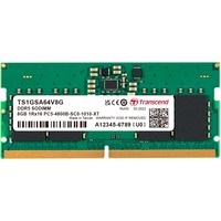 Transcend TS1GSA64V8G module de mémoire 8 Go 1 x 8 Go DDR5 4800 MHz, Mémoire vive Vert, 8 Go, 1 x 8 Go, DDR5, 4800 MHz, 262-pin SO-DIMM