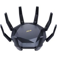 ASUS RT-AX89X AX6000 AiMesh routeur sans fil Ethernet Bi-bande (2,4 GHz / 5 GHz) Noir Noir/Or, Wi-Fi 6 (802.11ax), Bi-bande (2,4 GHz / 5 GHz), Ethernet/LAN, 3G, Noir, Routeur