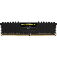 Corsair 16 Go DDR4-2666 (1x 16 Go) mémoire vive Noir, CMK16GX4M1A2666C16, XMP 2.0